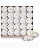 Homesake tealight Candles Unscented White Long-Burning, Smokeless, Wax Candles for Home Décor | Festive Lighting | Candles for Diwali Decoration | Aromatherapy & Relaxation | Tea Light Candle 50 pcs #1