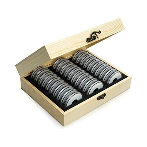 Caja de Madera para Monedas con 30 Compartimentos miniatura 6