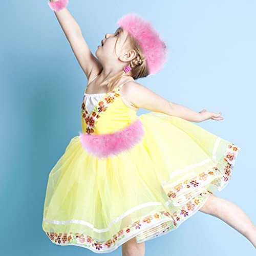 10 Pack 6.6Ft Colorful Feather Boas Natural Feather Boa Women Girls Dress Up Boa For Craft Wedding Party Dress Up Halloween Christmas Costume Decoration, Pink #TOP6