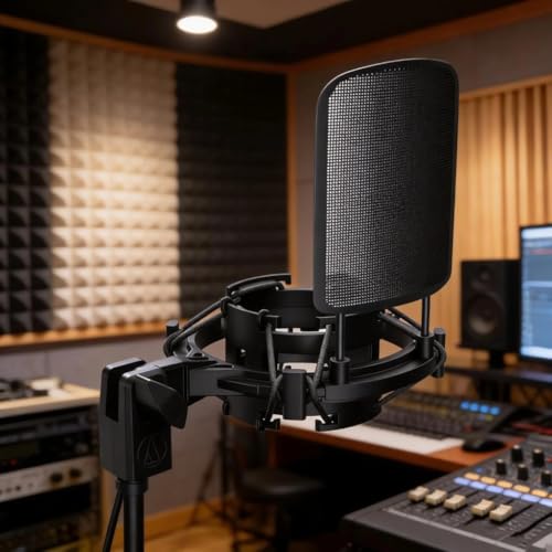 Support de microphone résistant aux vibrations pour éliminer les bruits AT2035