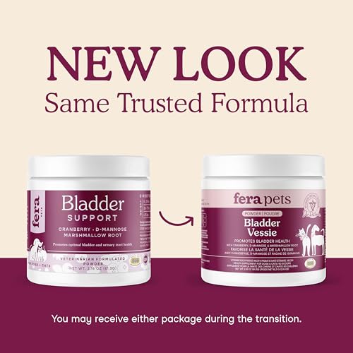 Fera Pets Bladder Support - Cranberry for Dogs & Cats - D-Mannose & Marshmallow Root - Urinary Tract Support - Supports Normal Urine pH - Boosts Immunity - 60 Scoops - Image 3