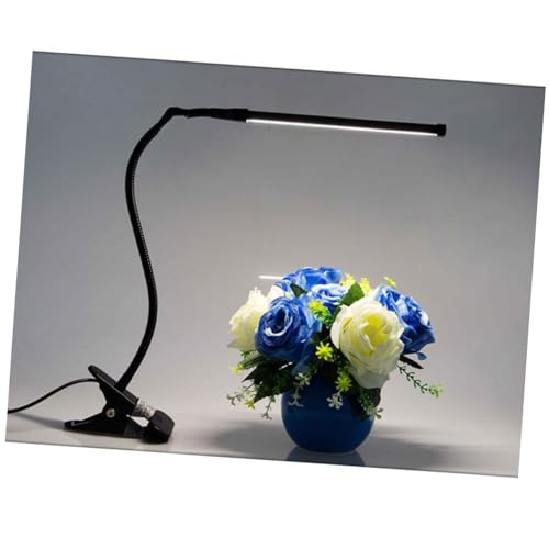 Lampe de bureau à pince LED USB noire pliable pour table - 6