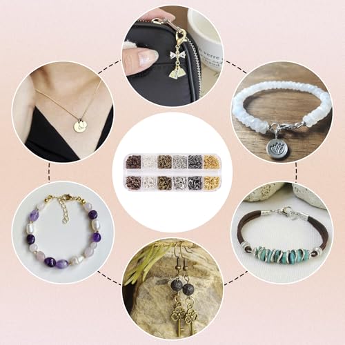 image for PH PandaHall Pandahall 6 Colors Jewelry Finding Kits with 5mm Open Jum