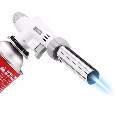 CHEdnh-Hk Flammengewehr Gasbrenner Flammenpistole Blowtorch Kochen Löten Butan Autoignition Gasbrenner Feuerzeug Heizung…