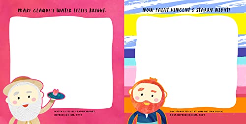 Watch Me Paint: Paint Famous Masterpieces with Just Your Finger!: Color-Changing Fun for Bath Time a