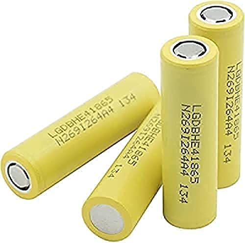 Edxn 4 18-650 3.7V 2500Mah 35A Battery High Drain Rechargeable For Flashlight Power Bank #TOP28