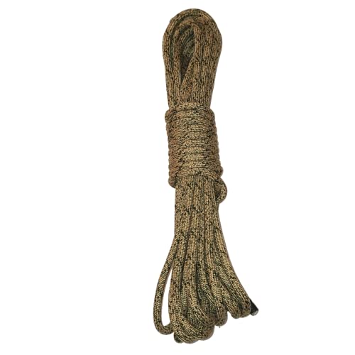 Image of RNA 8mm Resc Tech Rope - 40ft with Squatch Splice - Tactical Rope for Saddle Hunting in Rugged Terrain - Made in USA