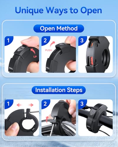 EXTRACTME Ultra-Narrow Motorcycle USB Charger