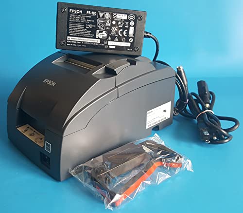 Epson C31C514767 Epson, TM-U220B, Dot Matrix Receipt Printer, Ethernet (E04), Epson Dark Gray, Auto Cutter, Power Supply Included Replaces C31C514667 #1