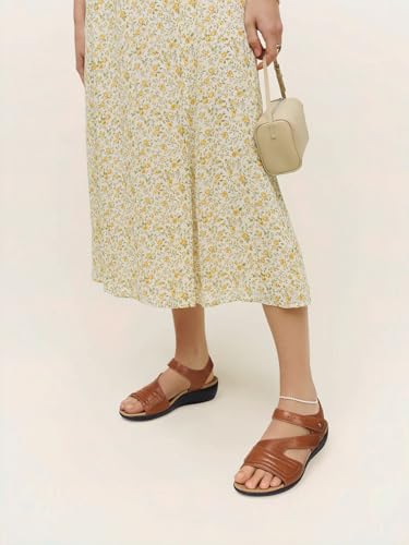 Image of SHIBEVER Wedge Sandals for Women Dressy: Comfortable Summer Low Wedges 2026 Platform Walking Womens Shoes