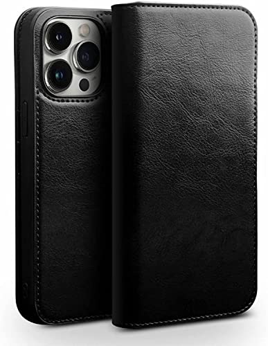 Étui portefeuille pour iPhone 14 Plus en cuir avec porte-cartes pour le quotidien