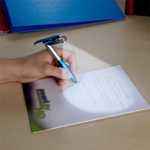 Image of ZORBES 4Pcs Multifunction Stylus Pen for Phone with Folding Stand, Retractable Ballpoint, LED Light Compact 4-in-1 Tool for Tech Enthusiasts and Professionals Portable Desk Pen and Phone Holder
