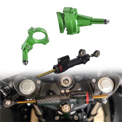 Kit stabilisateur moto amortisseur de direction Kawasaki Ninja 500 2024 2025 support aluminium