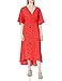 Produktbild Mexx Womens Printed Wrap Casual Dress, Rot, XXL