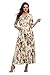Floral Print Maxi Dress Women Button Up Split Long Flowy Bohemian Beach Party Dresses X-Large