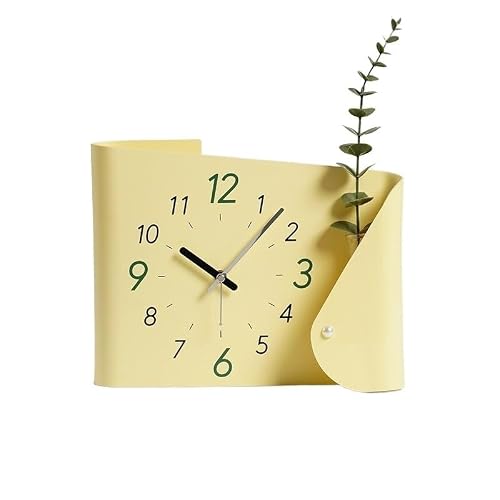 ZTHYSHOZ Table Clock ﻿ Elegant Home Decor Display Stand for Living Room, Foyer, and TV Cabinet - Versatile Clock and Wine Holder