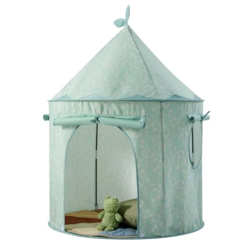 Tiny Land Kids Play Tent（Green Floral）