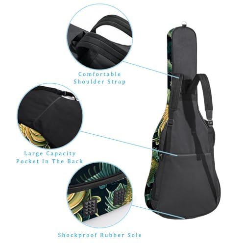 Étui souple pour guitare étanche protégeant de la pluie avec sangles confortables - 3