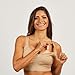Genie Bra TLC Womens Wireless Bra - Adjustable Seamless Bra, Neutral Color 3 Bra Pack - 38DD/DDD