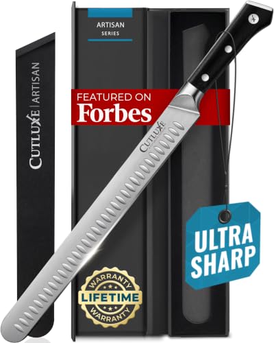 Cutluxe Brisket Knife, 12' Carving & Slicing Knife...
