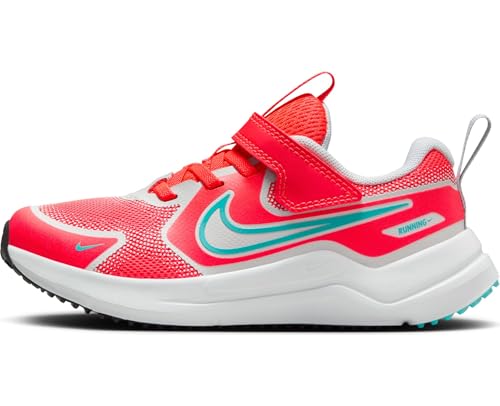 Nike Cosmic Runner Little Kids' Shoes (HM4400-600, Bright Crimson/Pure Platinum/Black/Dusty Cactus)