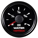 100TECH Water Level Gauge 240-33ohm RV Truck Water Tank Gauge Marine for Boat RV 0-190ohm 240-30ohm 0-180ohm 10-180ohm All Black