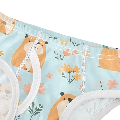 Cute Capybaras Spring Flower Toddler Boy's Underwear 2T 202b91424