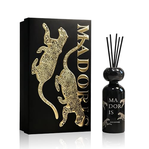 Difusor de varillas Lucky Leopard MADORIS aroma amaderado miniatura 1