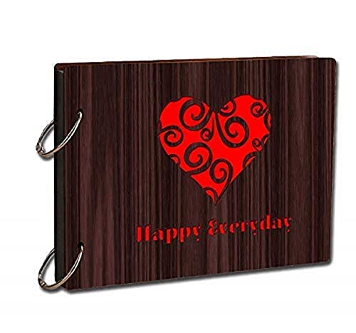 Printelligent for Loved Ones Craft Scrapbook Photo Book Wooden Photo Album