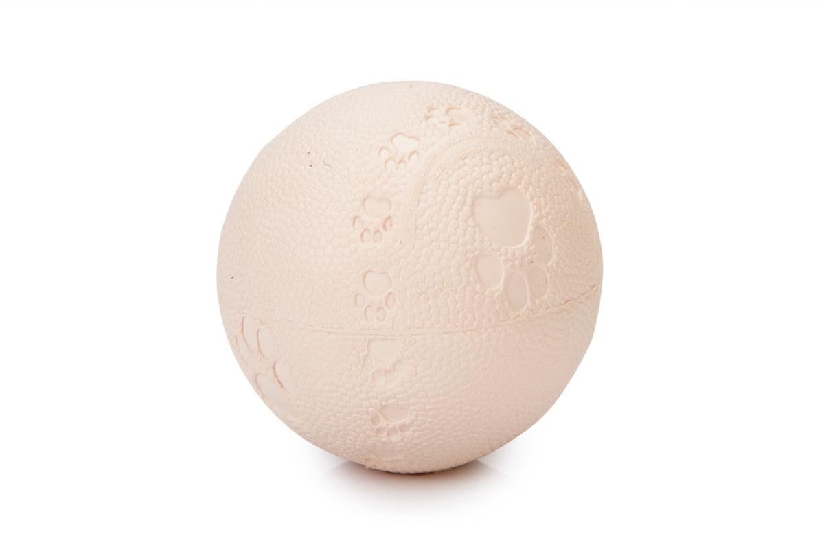 Beeztees Puppy Rubber Play Ball Pink 6cm