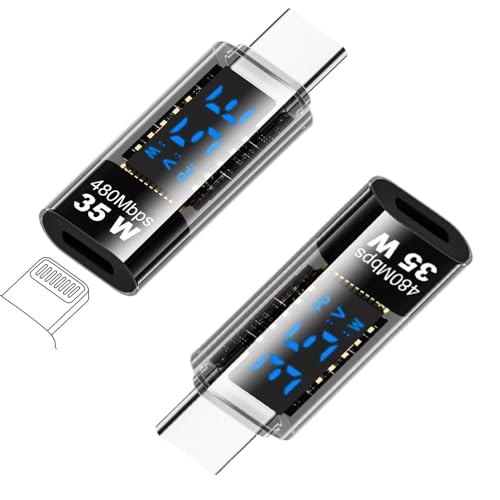 Adaptateur USB C vers Lightning femelle mâle charge rapide 35W iPhone 14 13 iPad