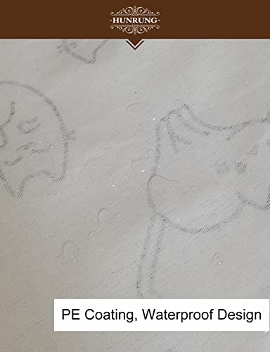 Hunrung Laundry Hamper,Large Canvas Fabric Lightweight Storage Basket Toy Organizer Dirty Clothes Collapsible Waterproof For College Dorms thumb #7