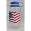 American Flag With Lid Blue