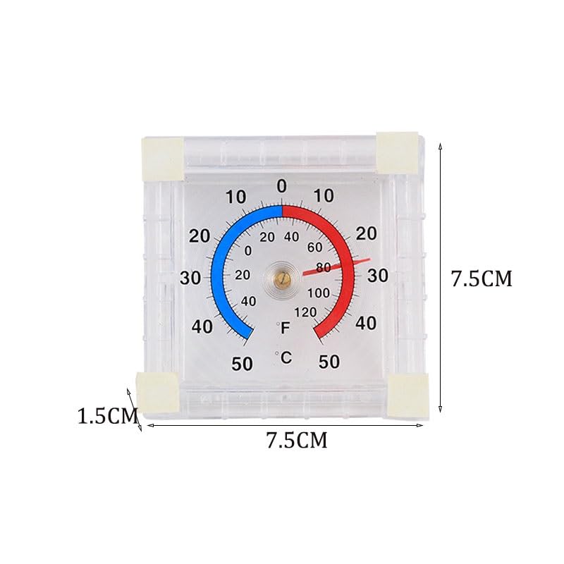 Outdoor Dial Pointer Type Thermometer Window Mounted Temperature Gauge
