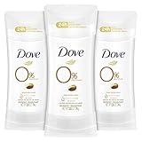 Dove Aluminum Free Deodorant 24hour Odor Protection Shea Butter Deodorant for Women 3 Count, 2.6...