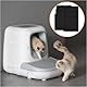BOBOZHONG Carbon Geruchsfilter,6 Stück Aktivkohlefilter Katzenstreukästen,Ersatz-Kohlefilter für Katzentoiletten,Aktiviert Kohlenstoff Filter,für Katzentoilette Geruchskontrolle,10.5 X 11.5 X 0.5 cm