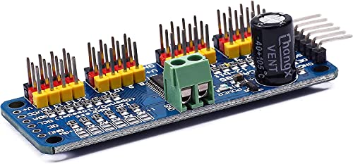 Image of REES52 2pcs PCA9685 16 Channel 12 bit PWM Servo Motor Driver I2C IIC Module for MG90S SG90 MG995 Compatible with Arduino Raspberry Pi