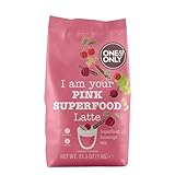 One&Only Pink Superfood Latte Pulver 1 kg – Für Vollautomaten & Zuhause – Rote Bete Latte mit Zimt & Gewürzen – Vegan, Glutenfrei – Trendiger Pink Drink