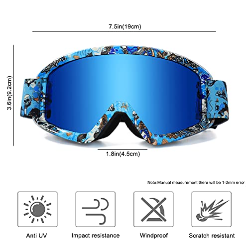 Avv Motorcycle Goggles For Men Women - Windproof Atv Dirt Bike Goggle, Anti Uv Off-Road Glasses For Riding Mtb Motocross #TOP1