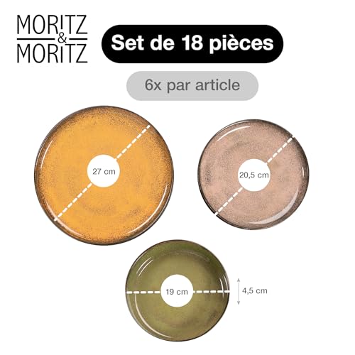 Assiettes plates et creuses jaune vert rouge pour sublimer vos tables