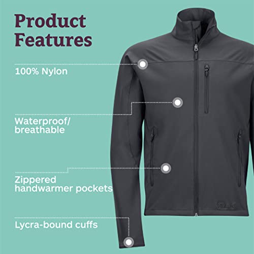 Marmot Men's Tempo Softshell Jacket, Jet Black, Large #TOP3