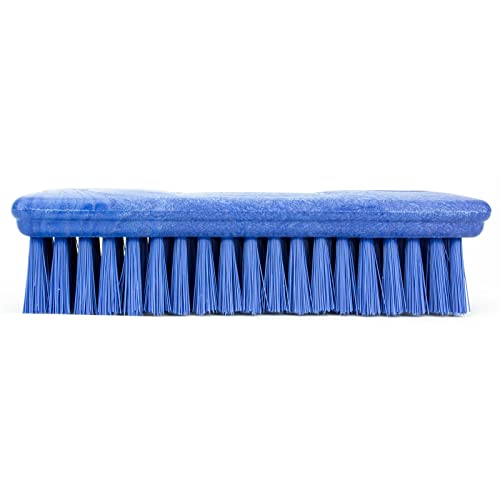Image of SPARTA Comfort Grip Scrub Brush Hand Brush for Bathroom, Kitchens, Countertop, Plastic, 2 Inches, Blue