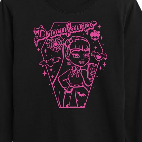 Monster High - Pink Draculaura - Toddler & Youth Girls Short Sleeve T-Shirt3