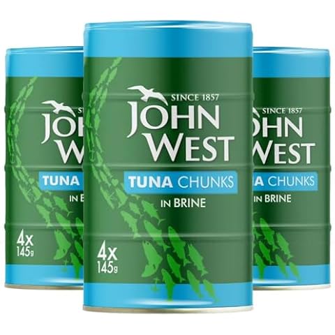John West Tuna Chunks in Brine Tins Cover
