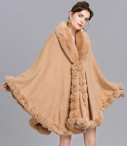 Faux Fur Shawls and Wraps Bridal Ponchos for Women Fur Coat Wedding Party Fur Stole Wraps Evening Dresses Pashmina Cape2