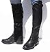 Rhinegold Elite Silicone Grip Gaiters-Medium-Black