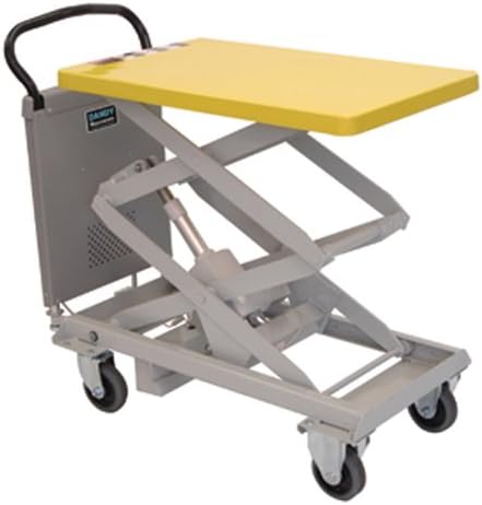 Southworth Products PLM-150 Dandy Powered Scissor Lift Cart, Battery Operated, 330 lb. Capacity, 20" x 31.5" Platform