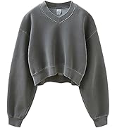 HAILTH Womens Cropped Sweatshirt Athletic Cropped Essentials