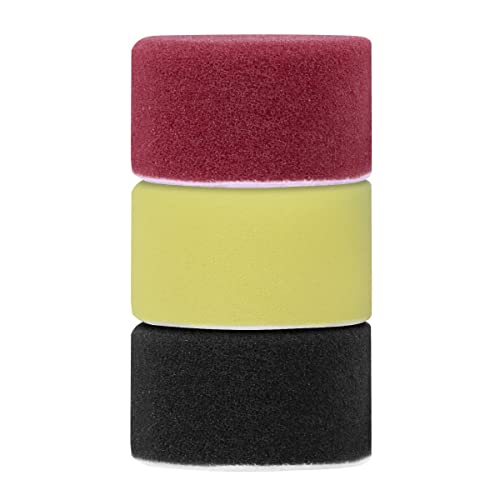 VONROC Polijstschijven/polijstpads schuim voor polijstmachines - starterset - 50 mm, 6 stuks - Afbeelding 4