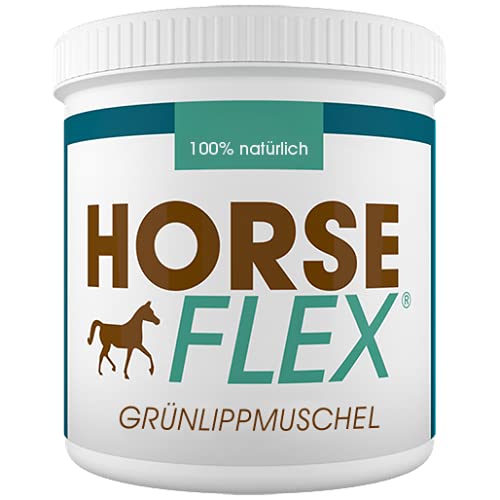 HORSE FLEX Grünlippmuschel Pulver für Pferde zur Unterstützung der Gelenke und Muskeln - 500 Gramm Cover